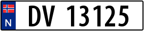 Truck License Plate